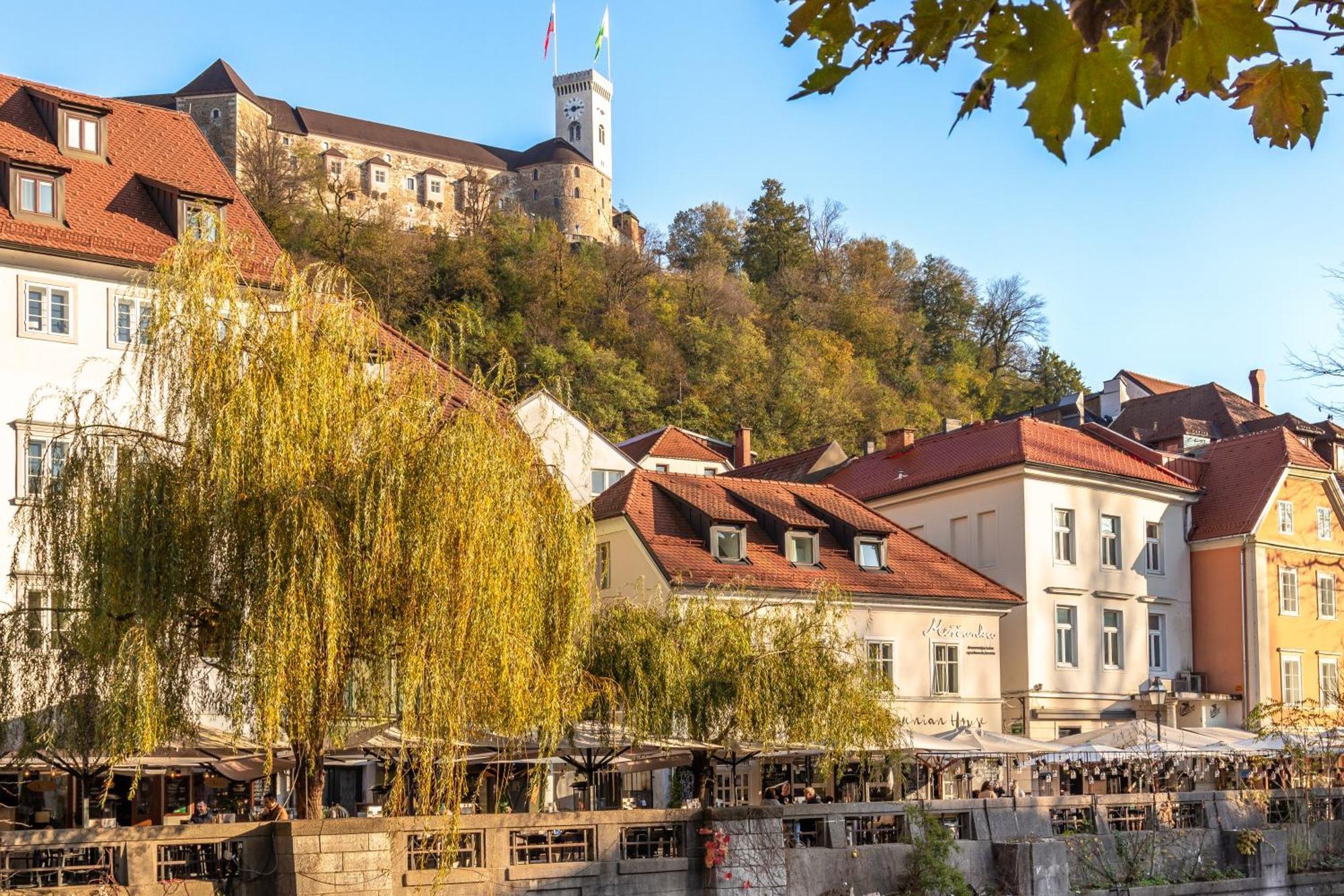 Luxe Penthouse With A Castle View Ljubljana Luaran gambar